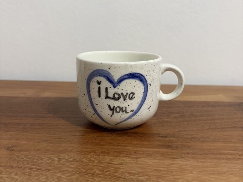 Lonček "I love you" modri